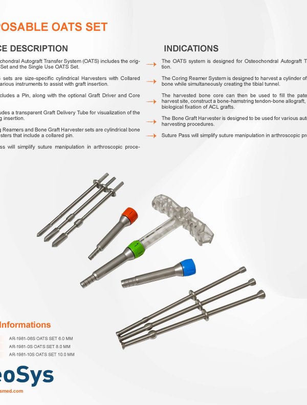 DISPOSABLE  MOSAIC PLASTY SET